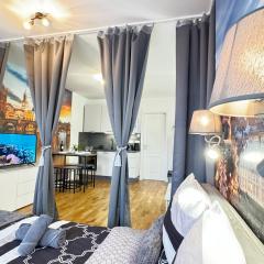 New modern-style apartment with balcony in the Prague 2