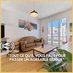 Centre Ville-Superbe Appartement- Cosy avec Terrasse -WIFI