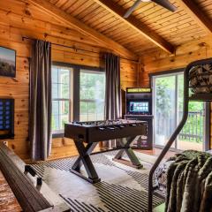 The Copper Bird Mid Century Hot tub Arcade Gameroom Rock Climbing wall