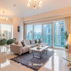 Manzil - 2BR in Dubai Marina with Sea and Marina View