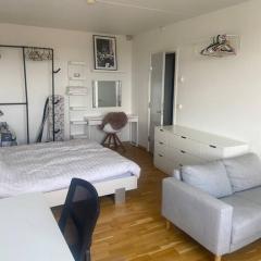 Studio apartment in Copenhagen.