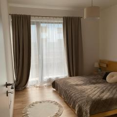 Apartman s terasou, v novostavbe