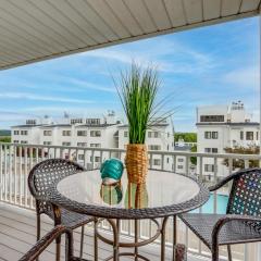 Pool-View Condo Walk to Shops and Lake!