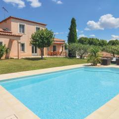 Stunning Home In Calvisson With 4 Bedrooms, Outdoor Swimming Pool And Swimming Pool