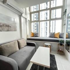 Chic 1BR Loft in Ortigas with Netflix and WashingMchn