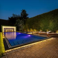 Zyra villa with pool and waterfall in New Cairo