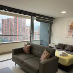 Stunning loft Ciudad del Rio Poblado-Pool-Gym-View