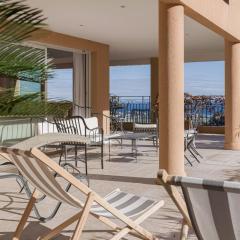 Villa Mimosa - Piscine, tennis, terrasse vue mer, clim, wifi