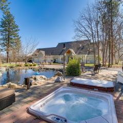 Yreka Home with Outdoor Oasis on 20 Wooded Acres!