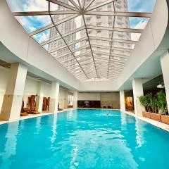 Skopje Sky Apartments & Floor 37th 33th 28th & 25th & 19th & 13th 12th With Pool & Spa & Fitness & Parking Included in Price