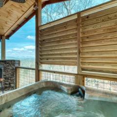 My Mystic Mountain - Brand New Cabin in the Nantahala Forest! HotTub, 3 Fireplaces, mins to Lake Hiwassee