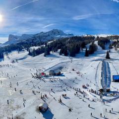 Plein sud ! Studio cosy et vue sur les pistes !