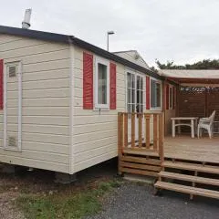 Mobil home 6 personnes climatisé .