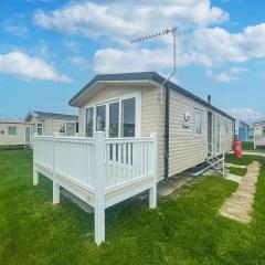 Lovely Caravan With Decking On California Cliffs Holiday Park Ref 50045c