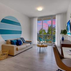 Amazing Pool - Balcony - Up To 6 - Near Beach