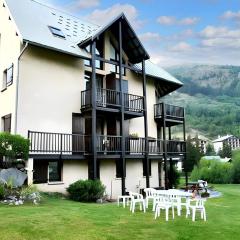 Appartement de 4 chambres avec balcon amenage et wifi a Le Monetier les Bains a 1 km des pistes