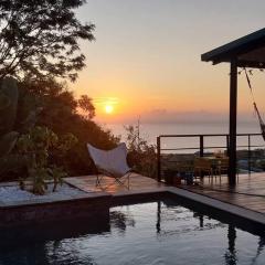 Villa Cardinal belle vue sur l'océan Indien - piscine privée