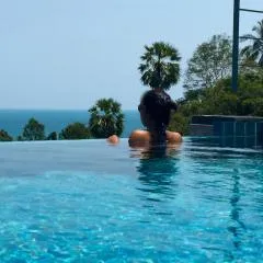 Ko Samui Seaview pool villa Seren with car