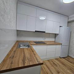 2 room apartment kitchen and bedroom