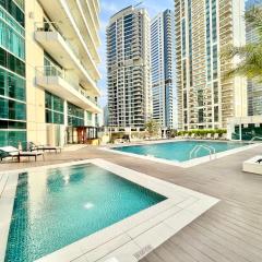 Marina & Palm View - High Floor 2BR near JBR