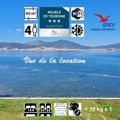 Un balcon sur la mer - Duplex 60 m2 - Chambres à l'étage - Pieds dans l'eau - Accès plage sans route à traverser