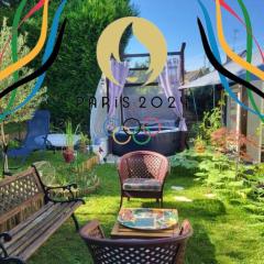 house for 7 travelers Olympic Games 2024 & Disney