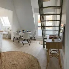 L'Appart 502, appartement familial et sa vue mer.