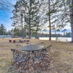 Pet-Friendly Couderay Cabin with Boat Dock and Grill!