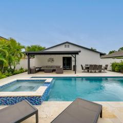Chic Beach Home with Pool 1 Mi to Ocean!