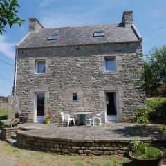 Granite stone house with fireplace, Plouguerneau