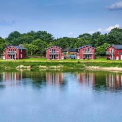 Holiday homes by the lake in the Geesthof holiday park Hechthausen