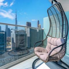 Skyline 20th 1BR with Stunning Burj Khalifa View