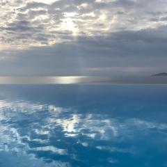 Seafront Aegeans blue pearl over infinity pool