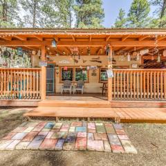 Ruidoso Cabin with Hot Tub - 2 Mi to Grindstone Lake