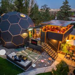 Dome House YYC, Iconic, Luxury, Backyard Oasis