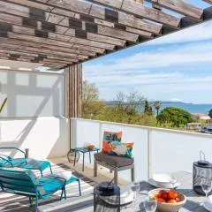 Appartement Vue Mer 50m plage des Salins Piscine 2 parkings Terrasse