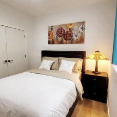 Gorgeous 2 Bedrooms Suite Private entrane with patio-Free Parking