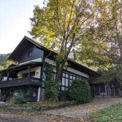 Blockhütte im Waldviertel