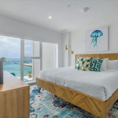 Hh-2bdr413 - New Modern Apartment In Oceanfront Luxury Condo In Aruba!
