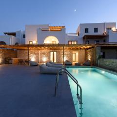 Luxury White Stone Villa Paros