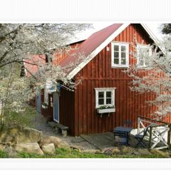 Finas Torpgård bed and kitchen