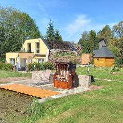 Ferienhaus in Krimderode mit Grill, Whirlpool und Terrasse