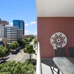CBD 2BR Apartment at 96 North Tce - Free Parking
