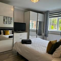 A luxury double bedroom with ensuite in High Wycombe