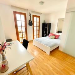 Ensuite Double Room with Sea View in a Shared Apartment in the Centre of Santa Eularia - close to the Beach