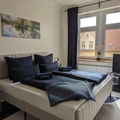 ViLiPa-Apartments No.5 I Baumwollspinnerei I Kunstkraftwerk - 75m² I Balkon I Smart-TV I Bad mit Fußbodenheizung