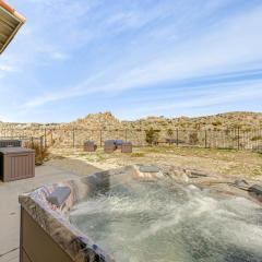 Modern Yucca Valley Oasis with Hot Tub and Views