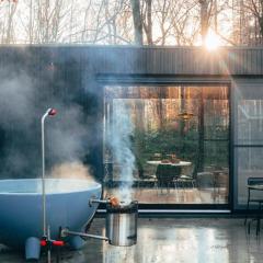 Cabin in the woods with hottub