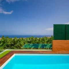 Sunset Banana Plantation House with sea views and private pool by CanaryScape