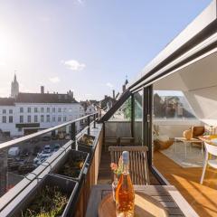 Bright apartment overlooking the 3 towers of Ghent